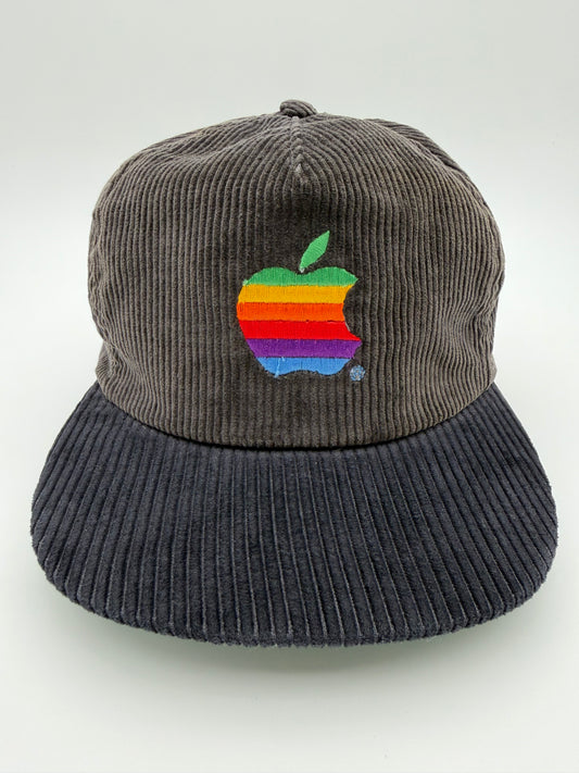 80S APPLE RAINBOW LOGO CORDUROY SNAPBACK HAT