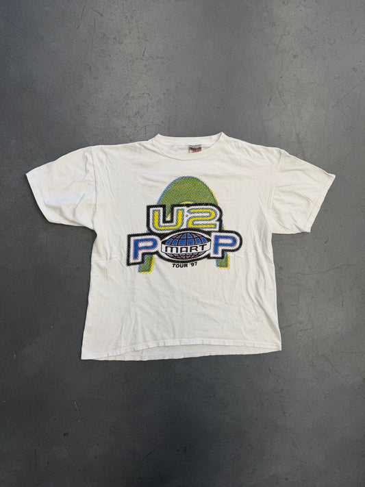 1997 U2 POP MART WORLD STADIUM TOUR TEE (ONEITA TAG)