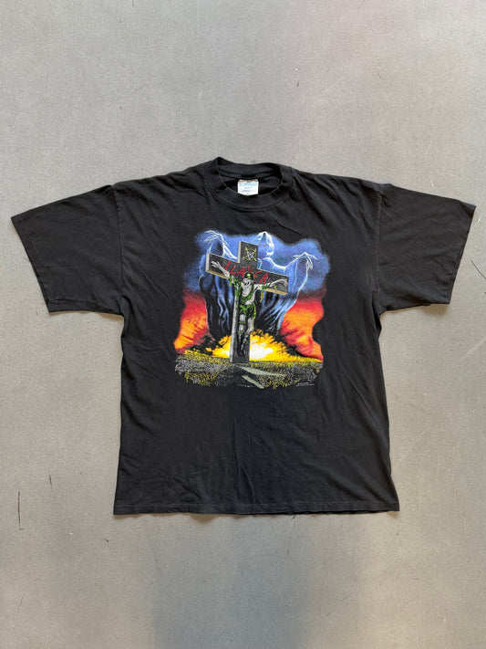 1991 SLAYER TOURING IN THE ABYSS TEE (BROCKUM TAG)