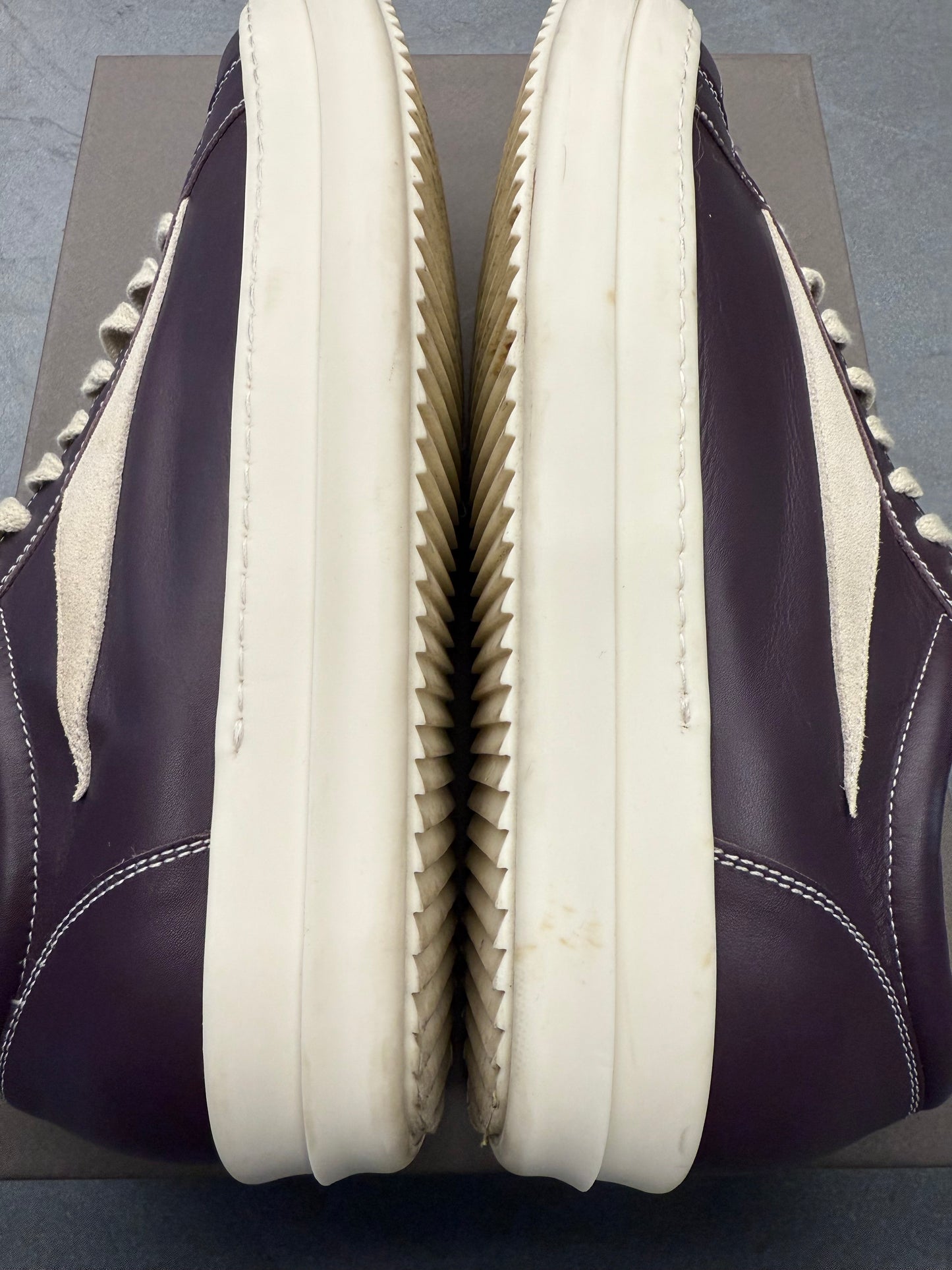 RICK OWENS VINTAGE SNEAKER - AMETHYST/MILK