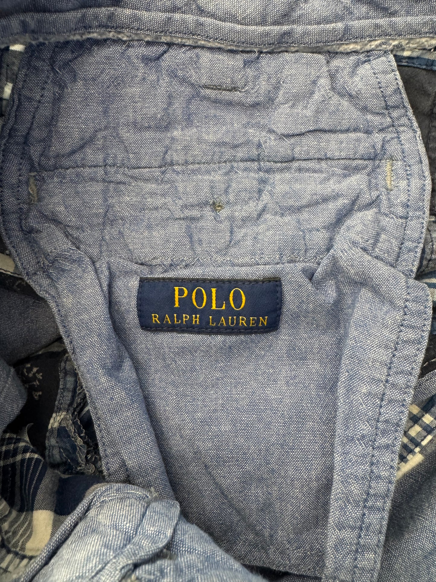 POLO RALPH LAUREN INDIA MADRAS PATCHWORK SHORTS