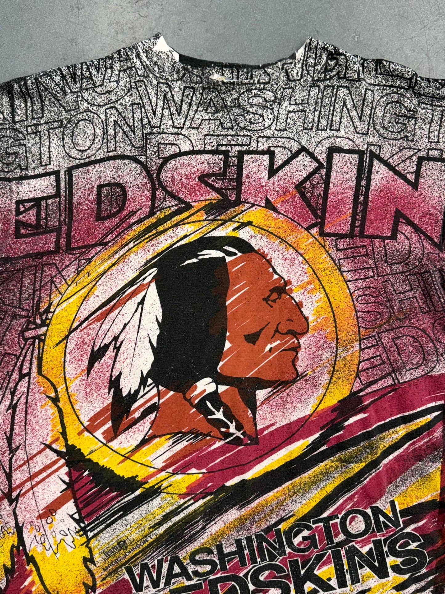 WASHINGTON REDSKINS MAGIC JOHNSON AOP TEE (MAGIC JOHNSON TAG)
