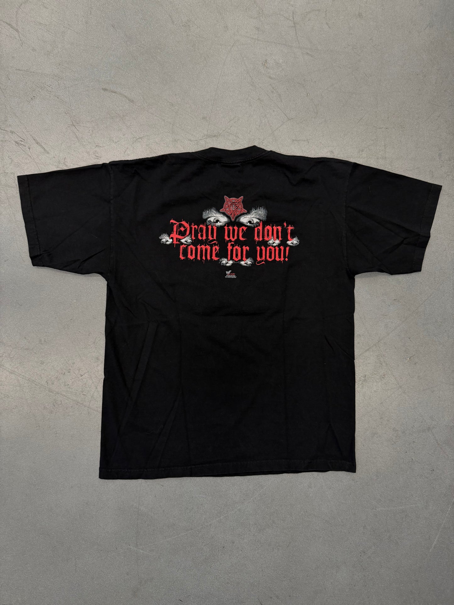 1999 WWF MINISTRY OF DARKNESS "PRAY WE DON'T COME FOR YOU!" TEE