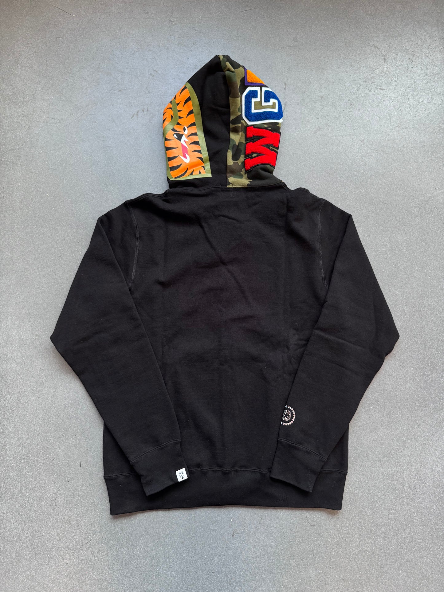 FW18 A BATHING APE BAPE SWARVOSKI SHARK FULL ZIP HOODIE (NEW)