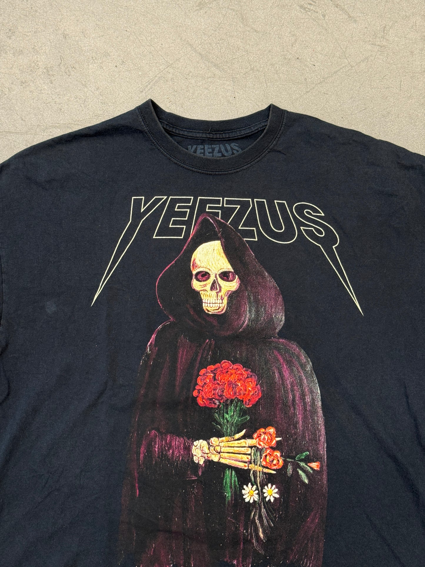 2014 KANYE WEST YEEZUS GRIM REAPER TOUR TEE