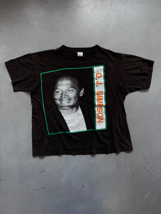 90'S O.J. SIMPSON FREE O.J. LET THE JUICE GO TEE (TEE BEST TAG)