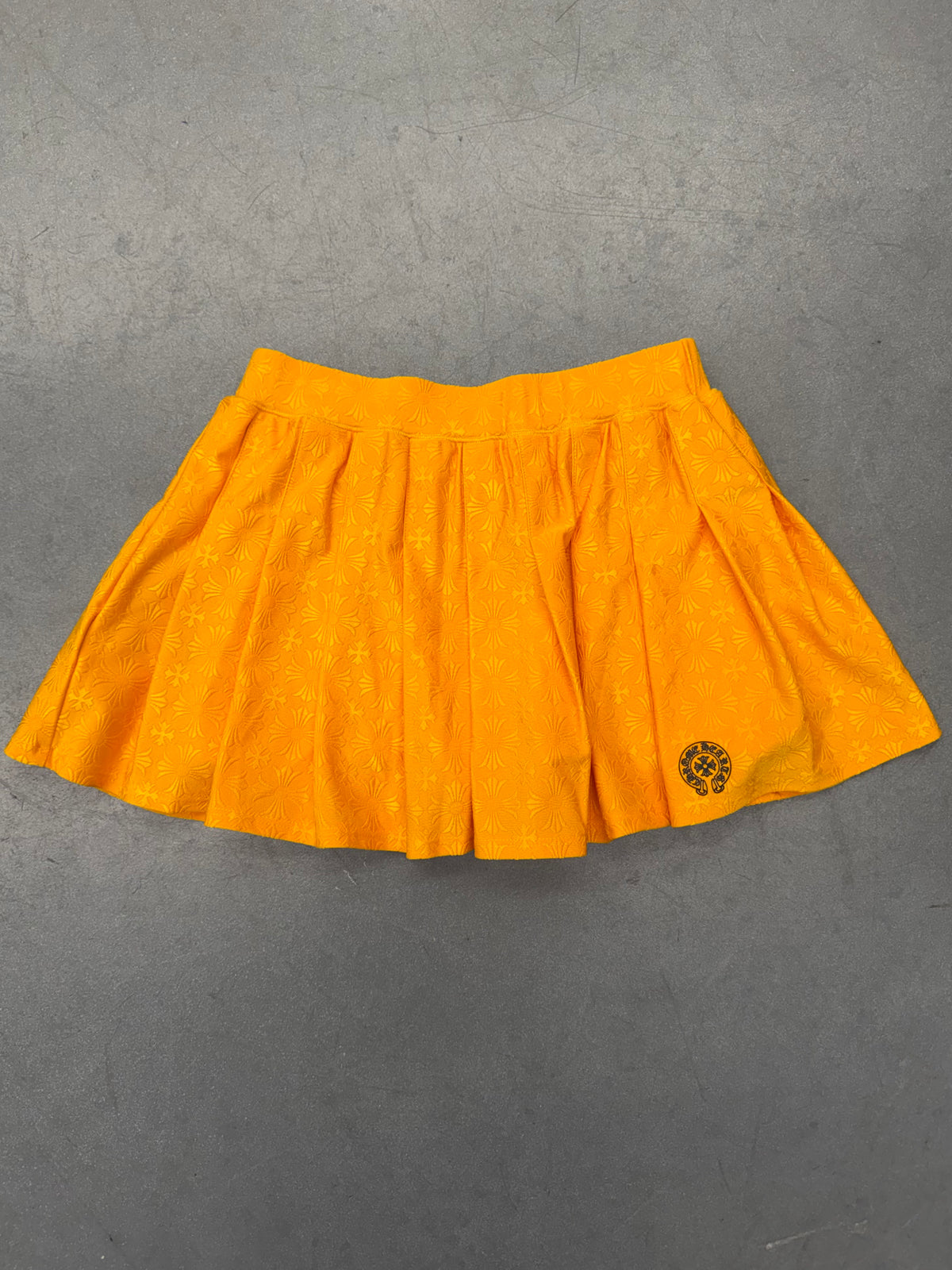 CHROME HEARTS WOMEN'S MONOGRAM MAXI TENNIS SKIRT
