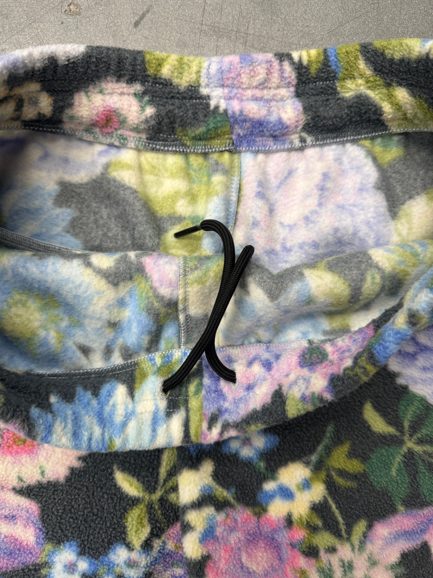 SS21 MARTINE ROSE FLORAL FLEECE SHORTS