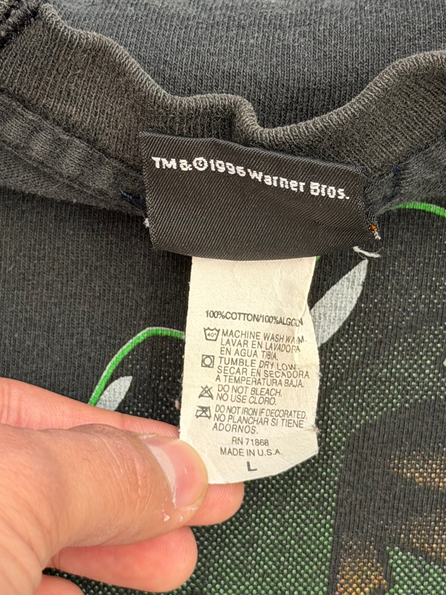 1996 SPACE JAM MONSTARS AOP MOVIE PROMO TEE