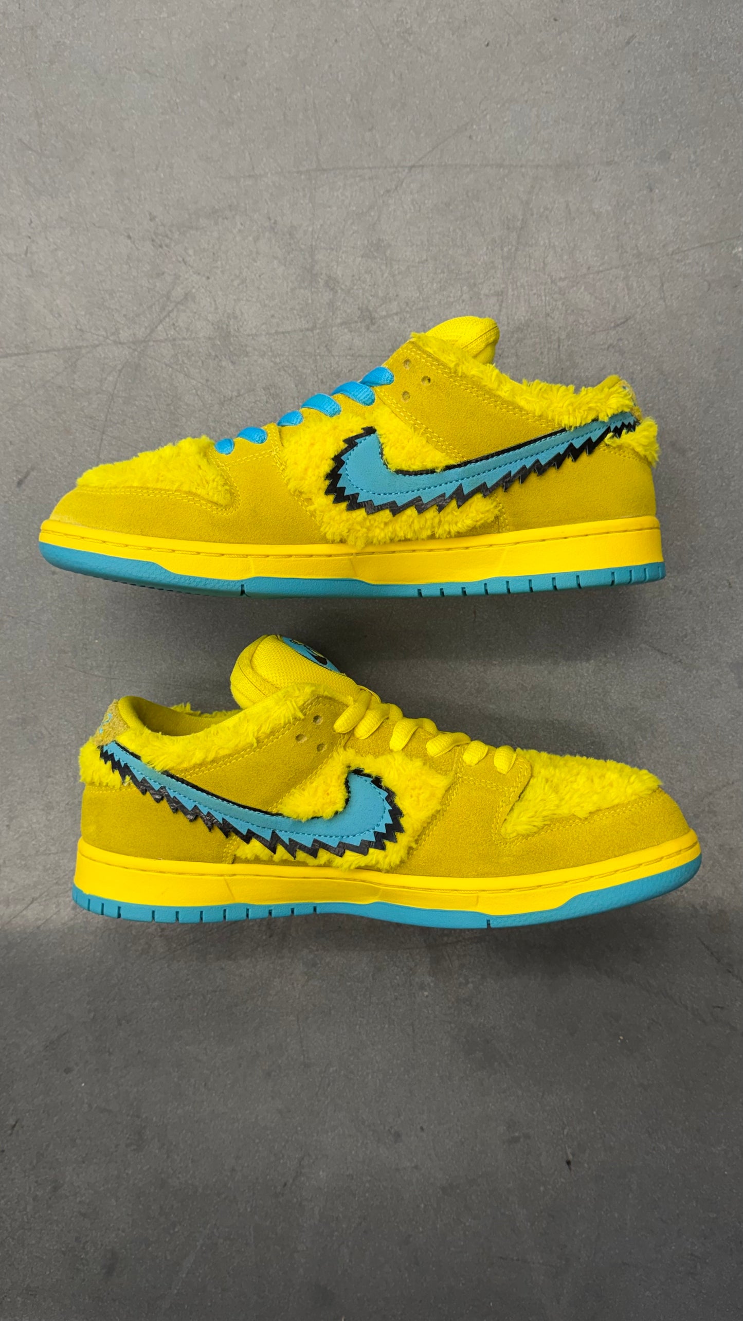 2020 NIKE SB DUNK LOW PRO PRM GRATEFUL DEAD BEARS - OPTI YELLOW