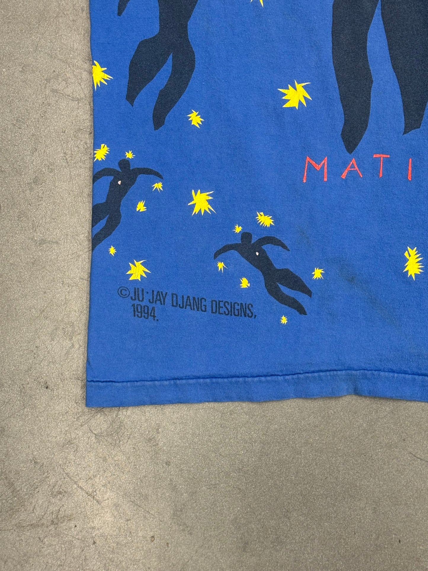 1994 HENRI MATISSE 'ICARUS' AOP TEE (CLASSIQUE TAG)