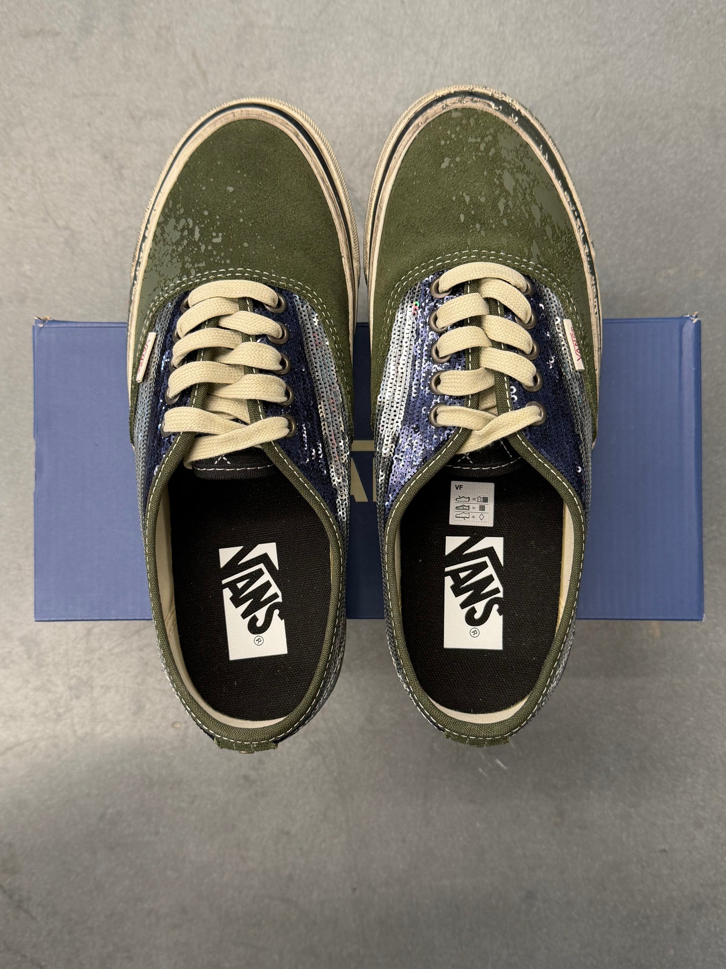 2026 VANS PREMIUM AUTHENTIC LA HABANA - GREEN/BLUE (W/ BOX)