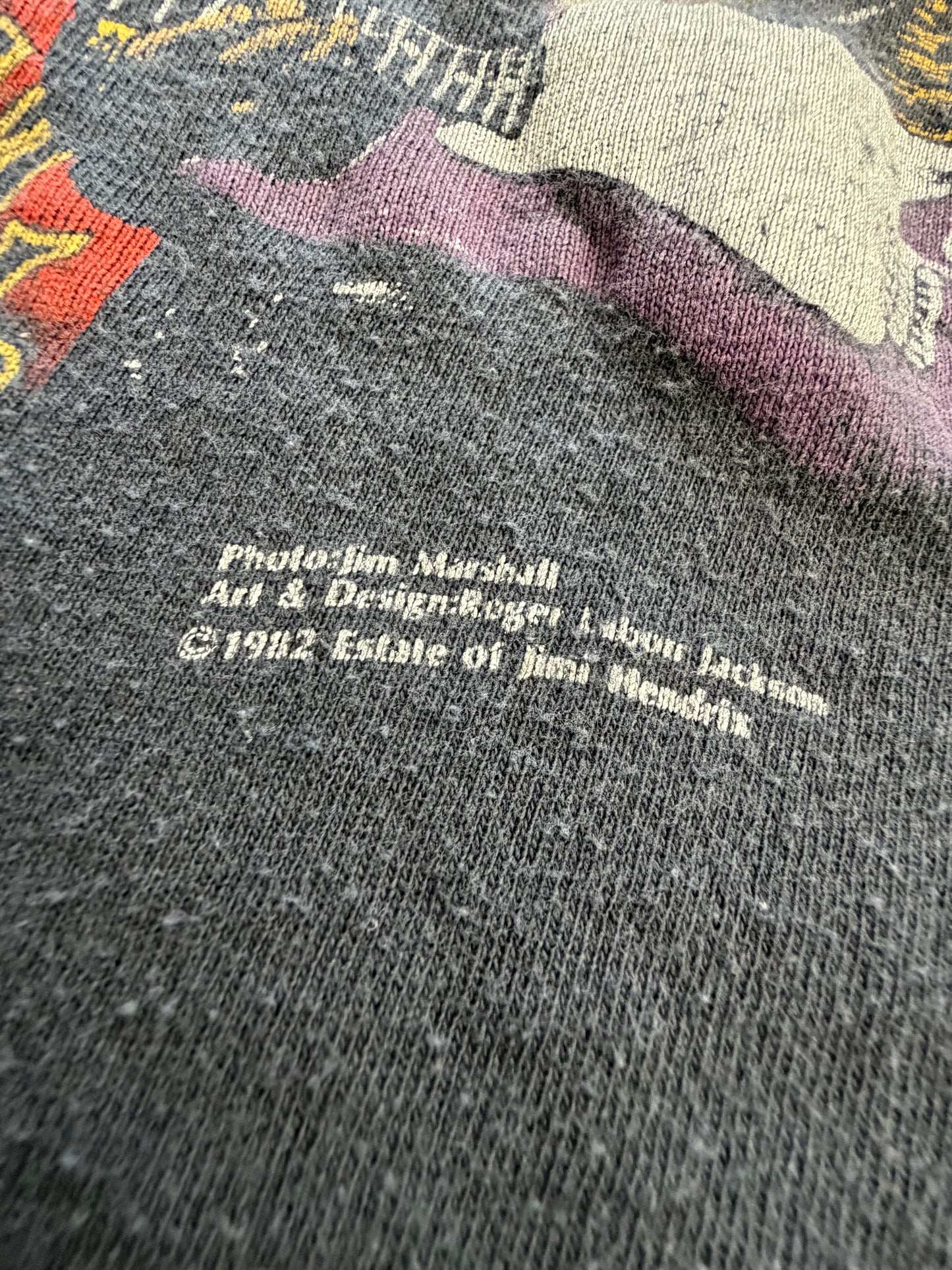 1982 JIMI HENDRIX STILL REIGNING STILL JAPANESE TEE (HANES TAG)