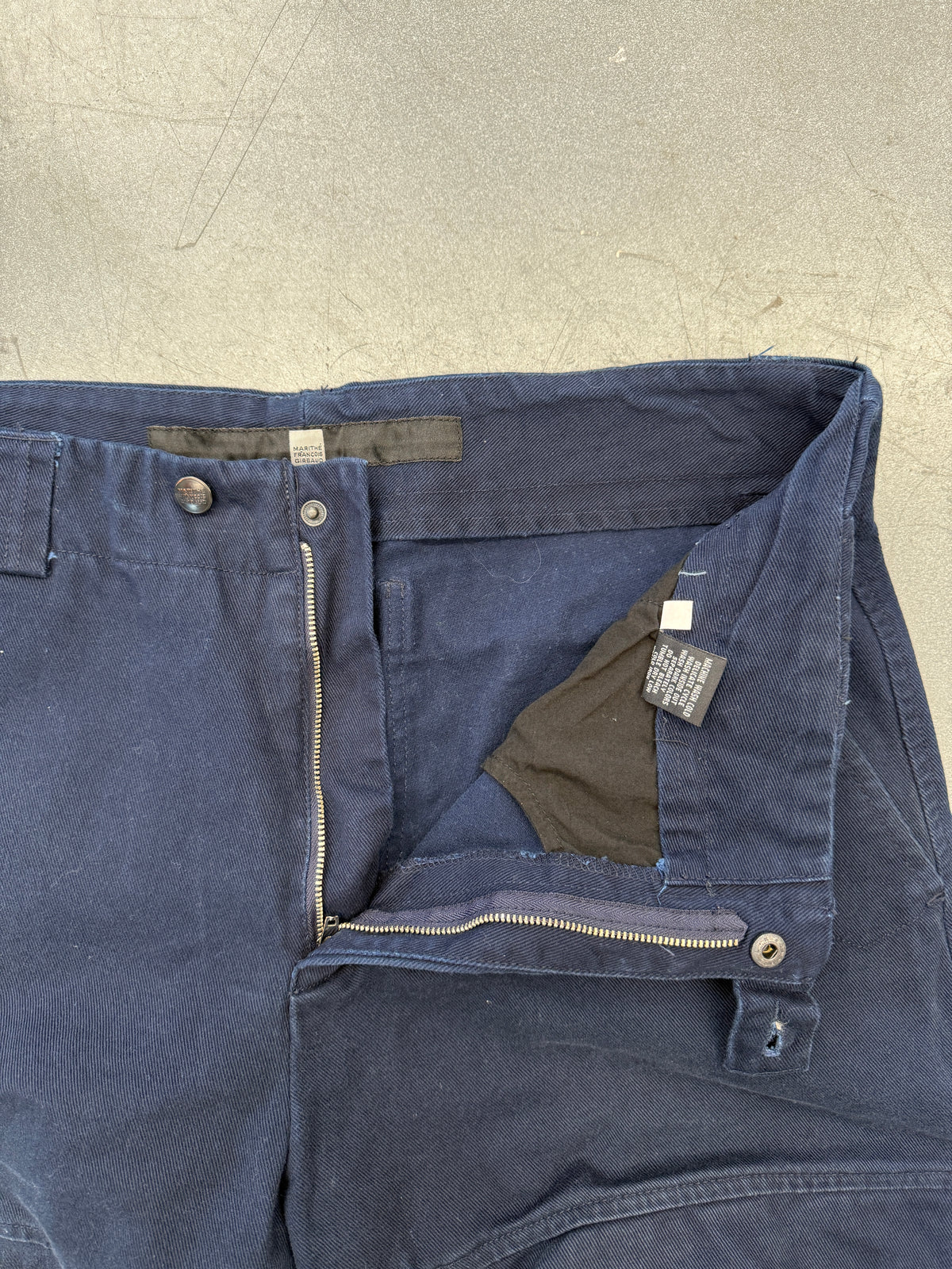Y2K MARITHE FRANCOIS GIRBAUD SHUTTLE PANTS - NAVY/BLACK