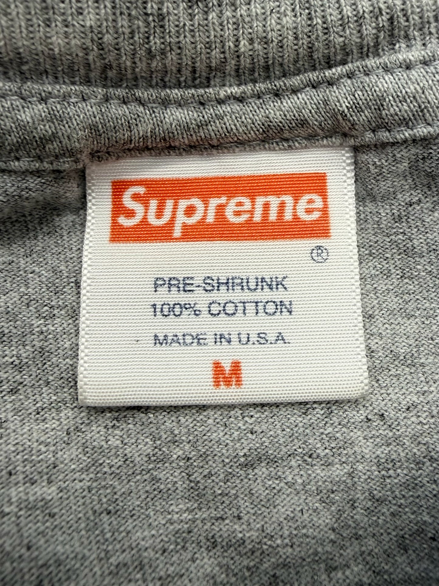SS08 SUPREME NEVER PLEDGE ALLEGIANCE TEE - GREY