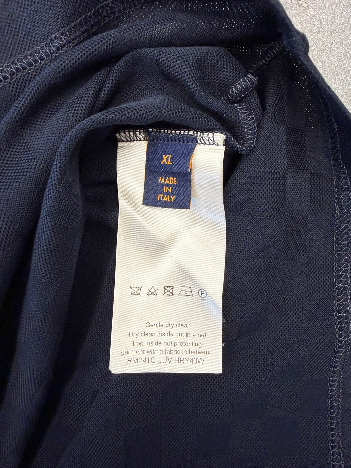 LOUIS VUITTON DAMIER COTTON PIQUE TEE