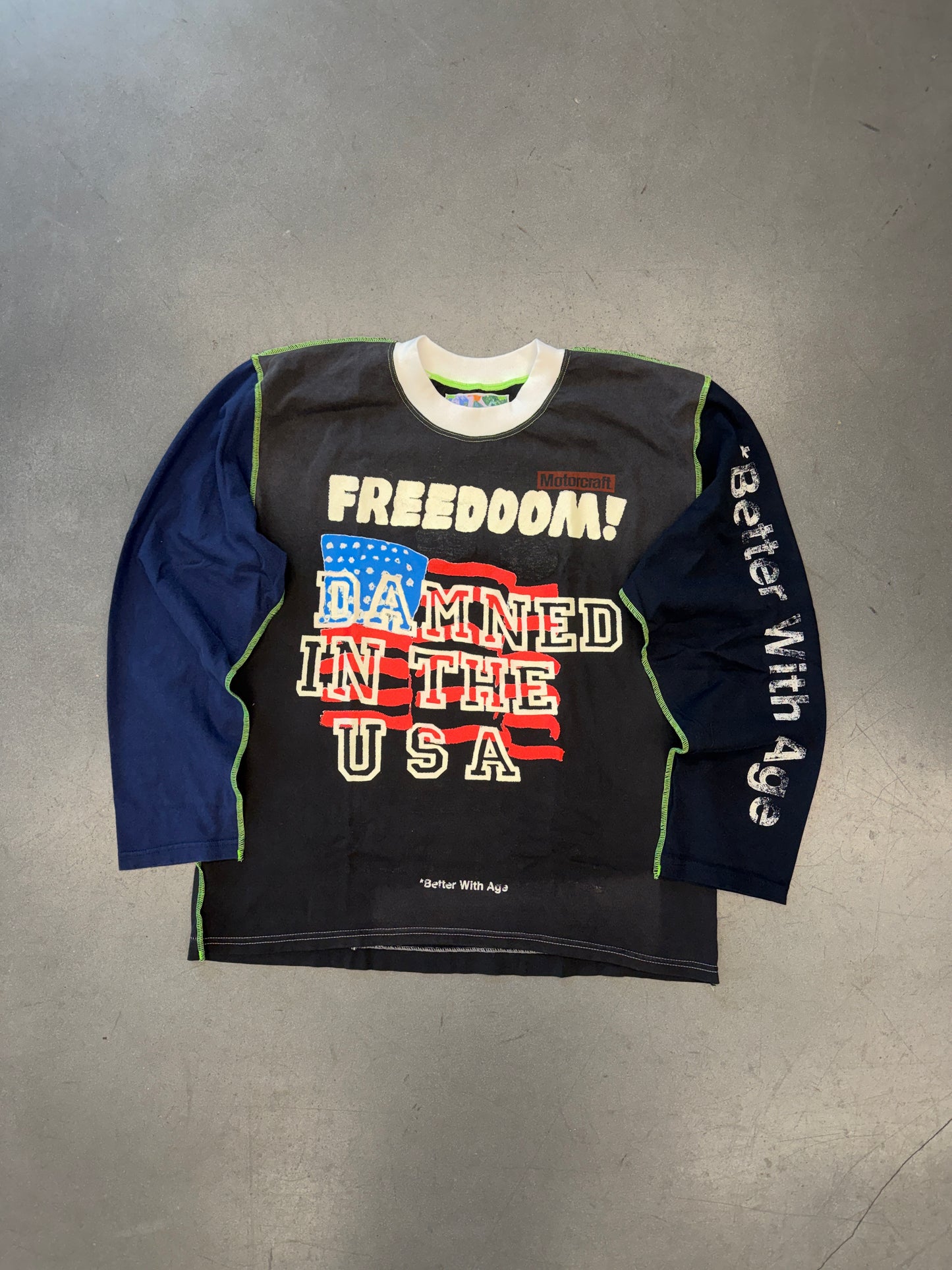 BETTER WITH AGE DAMMIT REVERSIBLE LONG SLEEVE TEE