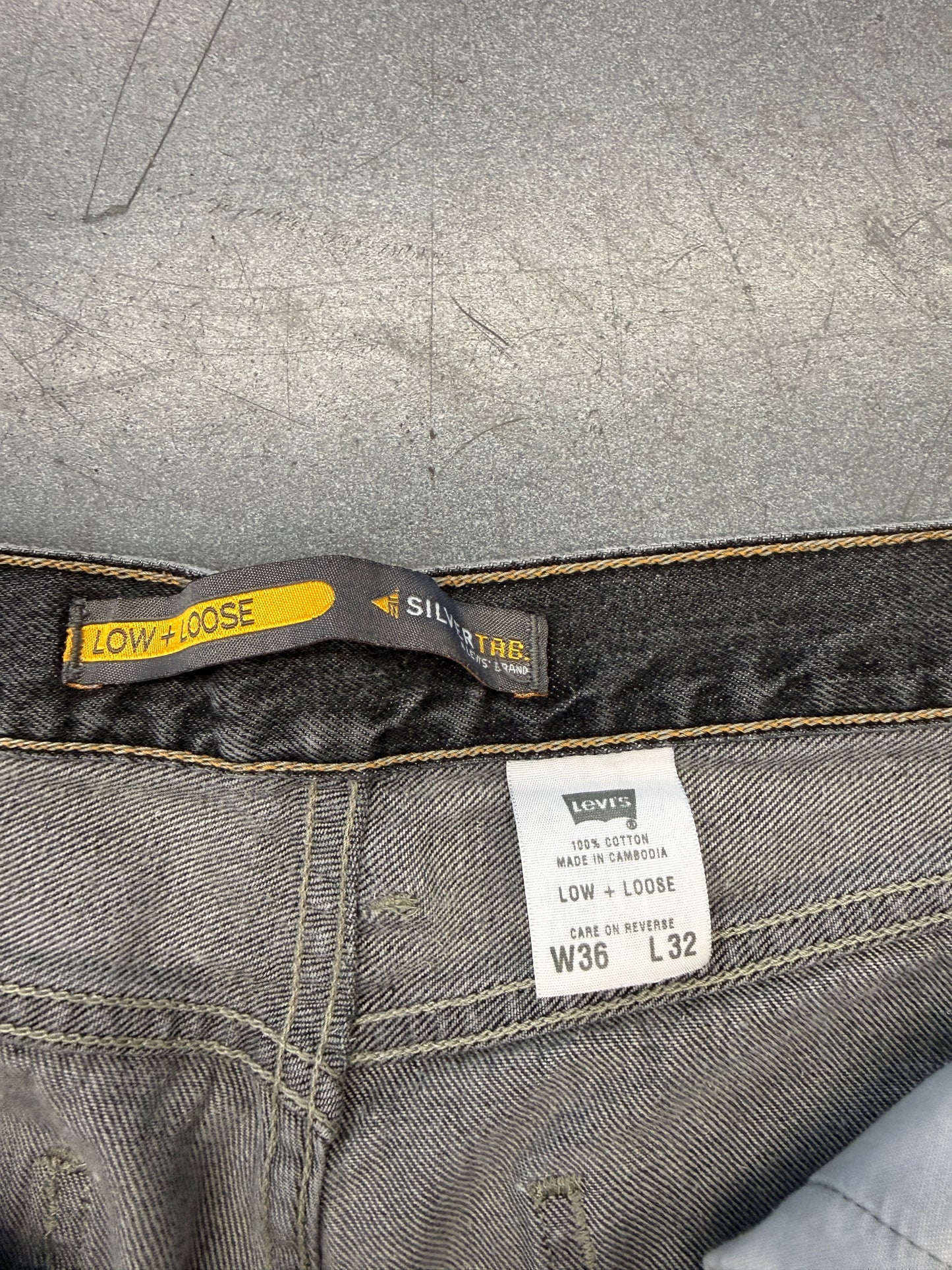 Y2K LEVI'S SILVERTAB LOW + LOOSE WIDE LEG JEANS