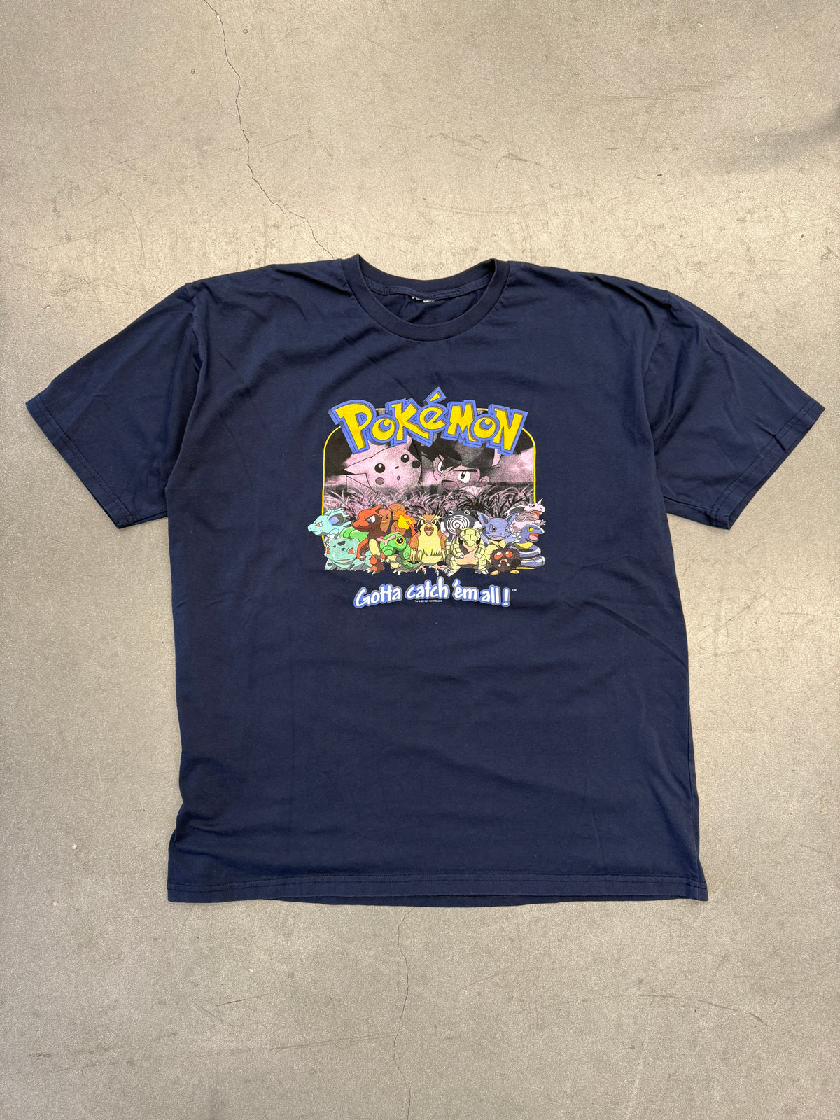 1999 POKEMON GOTTA CATCH 'EM ALL! TEE (PULLED TAG)