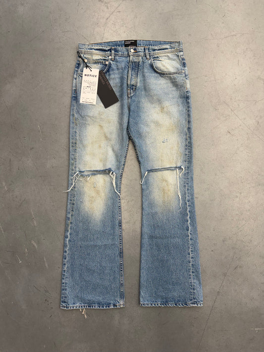 ENFANTS RICHES DEPRIMES WIDER FLARE LEG JEANS LIGHT - MEDIUM BLUE WASH