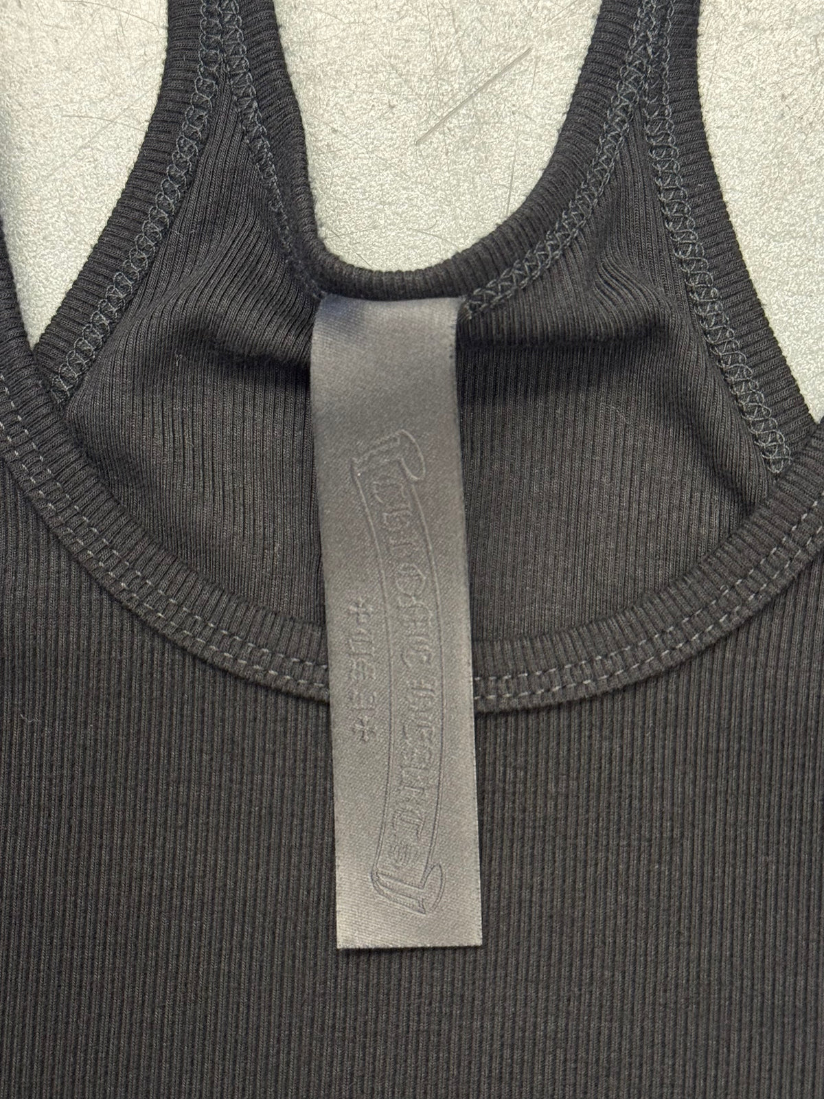 CHROME HEARTS 'BAD SEED' MINI TANK DRESS - BLACK