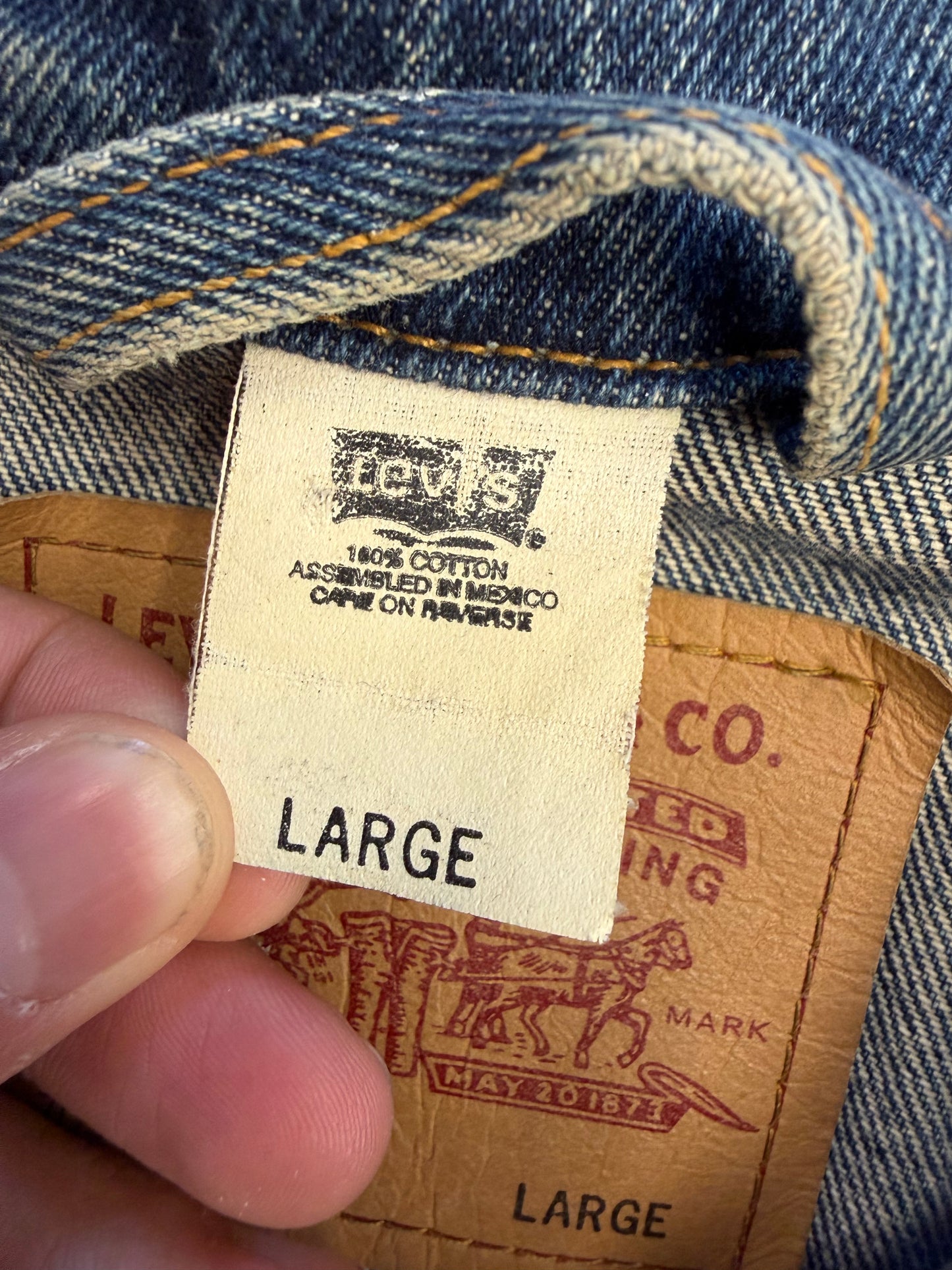 1999 LAURYN HILL THE MISEDUCATION WORLD TOUR LEVI'S DENIM JACKET