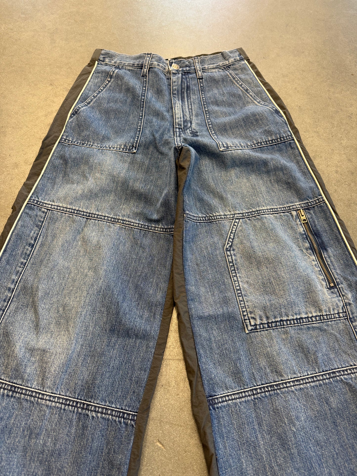 KSUBI BAGGY JEAN NYLON SPLICE WOMENS PANTS (24)