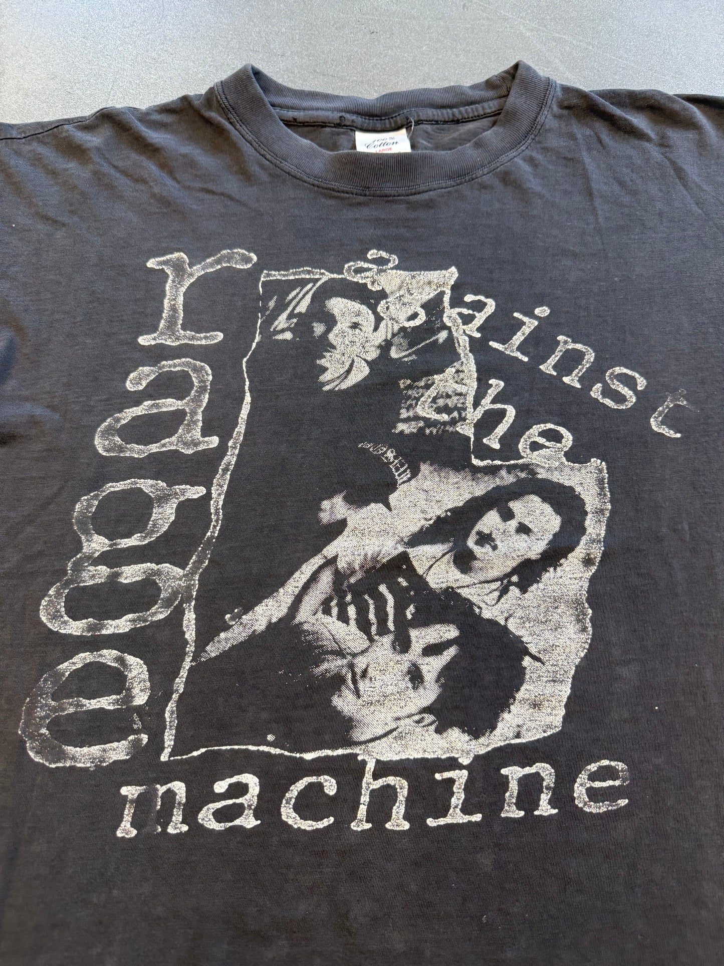 90'S RAGE AGAINST THE MACHINE BOOTLEG LOT TEE (COTTON TAG)