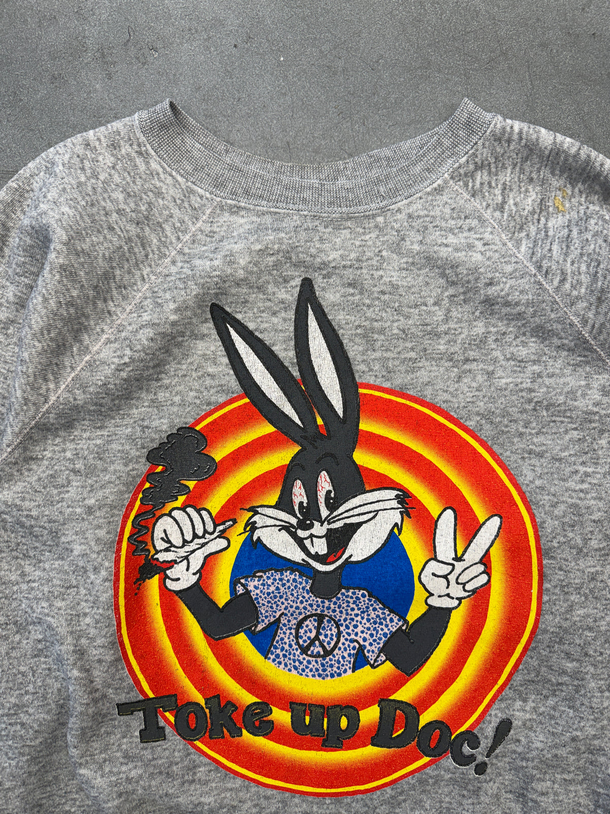 90'S TOKE UP DOC! SHROOMY TUNES CREWNECK (ULTRA-FLEECE 220 TAG)