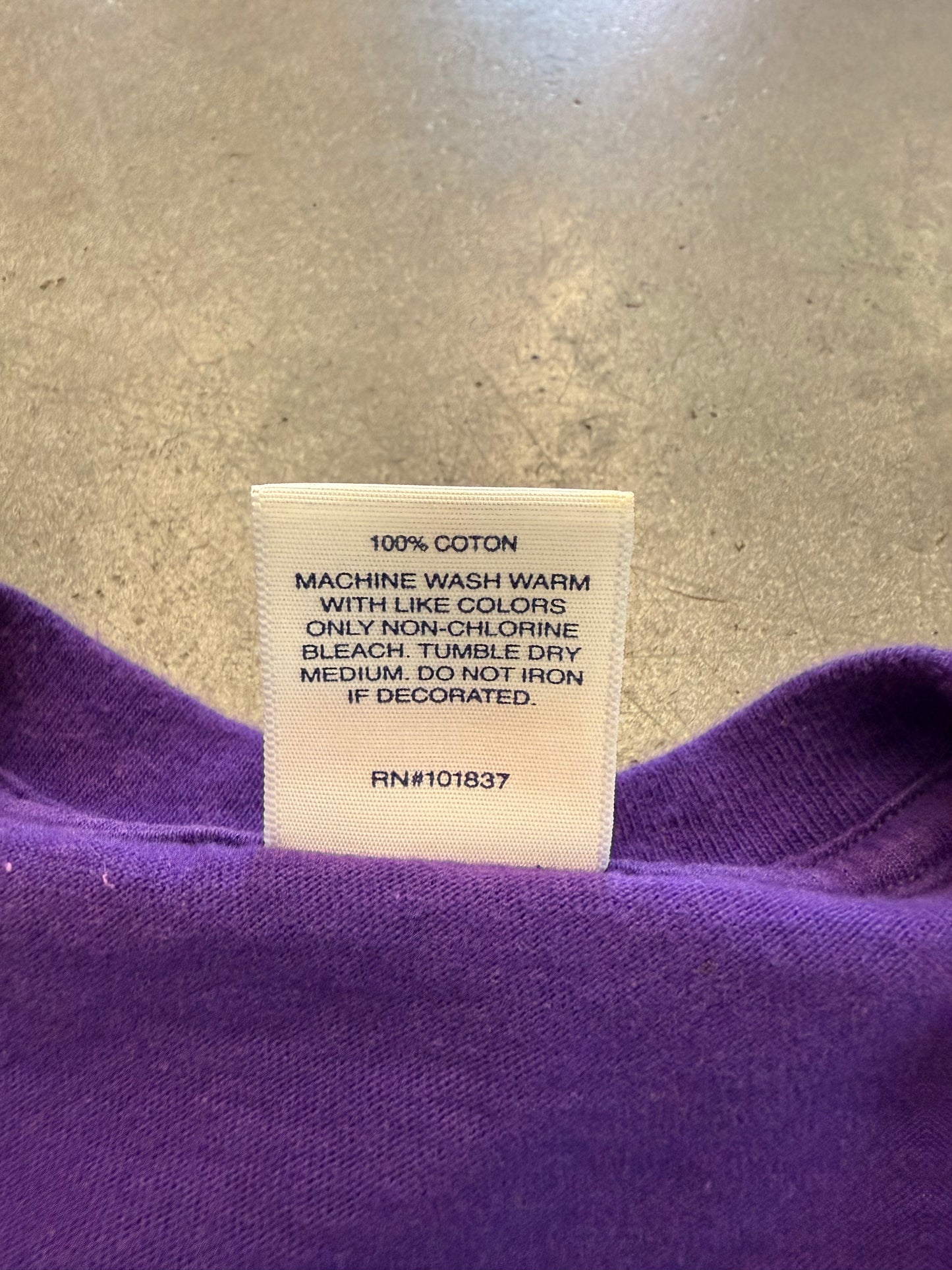 FW20 SUPREME CROSS BOX LOGO TEE PURPLE