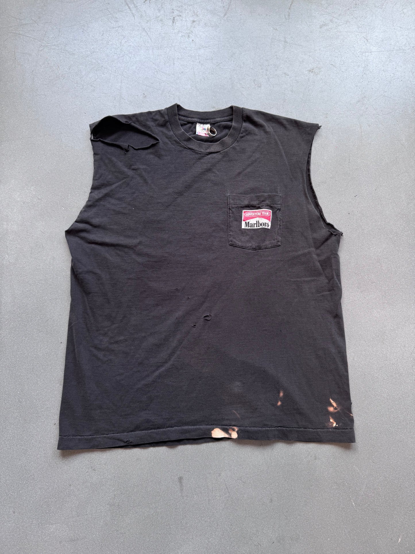 90'S MARLBORO ADVENTURE TEAM COYOTE BLUFF CUT-OFF TEE (FOTL TAG)