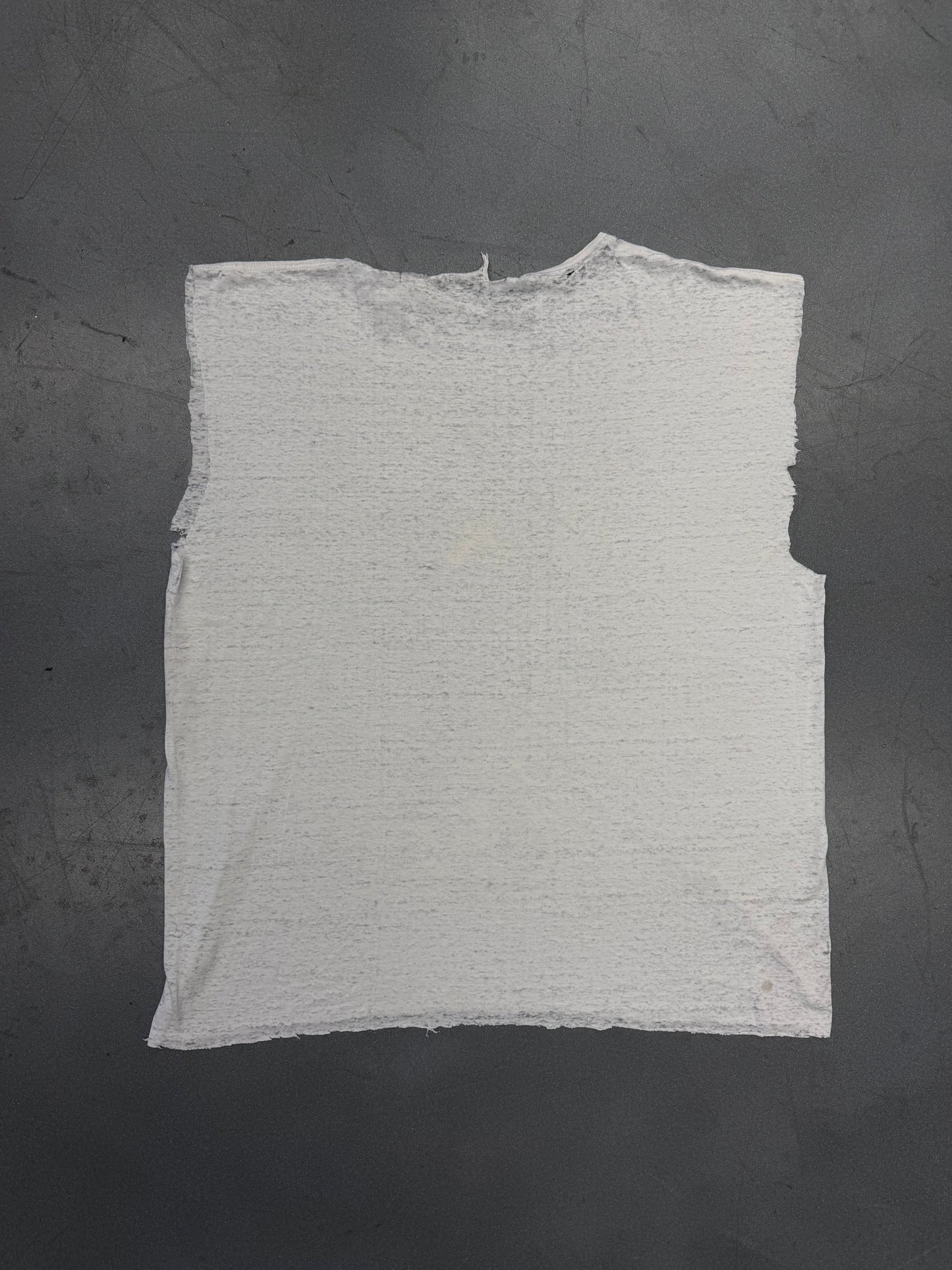 1982 THE JOKER DC COMICS HA! HO! THIN CUT-OFF TEE (PULLED TAG)