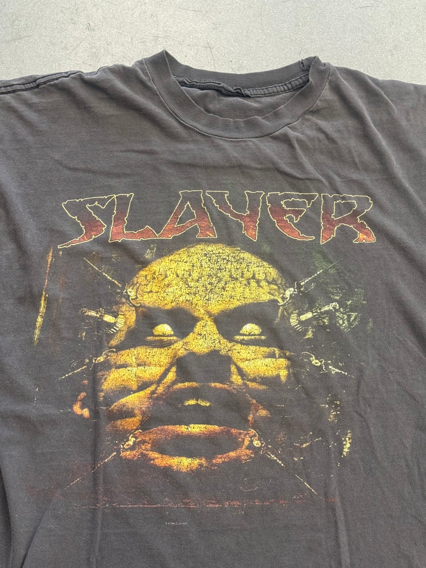 90S SLAYER GORE FACE CUT-OFF TEE (PULLED TAG)