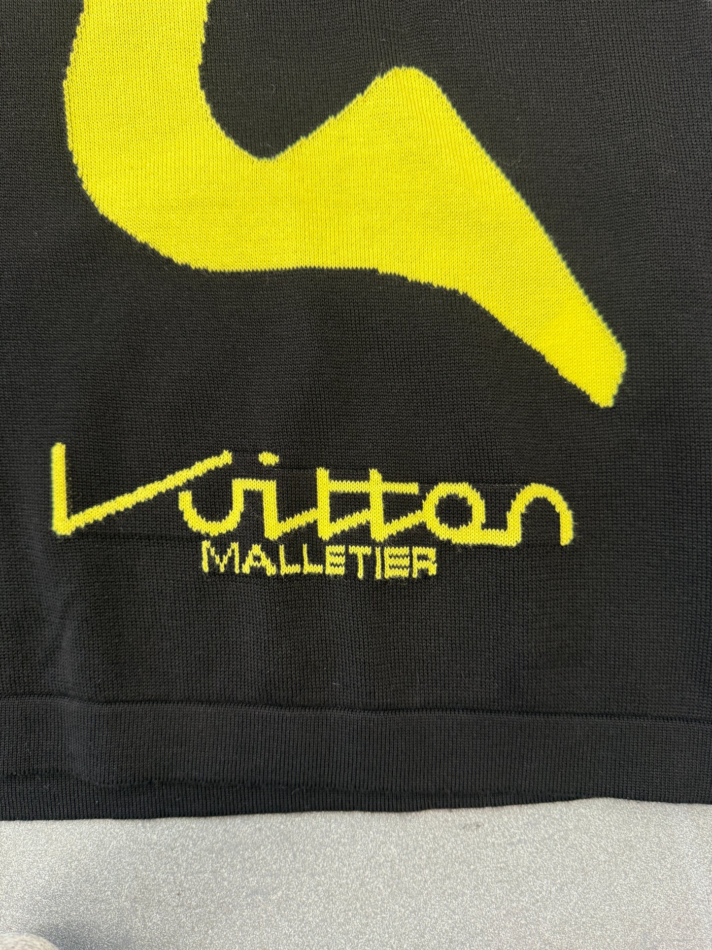 SS23 LOUIS VUITTON INTARSIA KNIT CREWNECK SHIRT