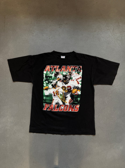 1998 ATLANTA FALCONS NFC CHAMPIONS RAP STYLE TEE (ALL SPORT TAG)