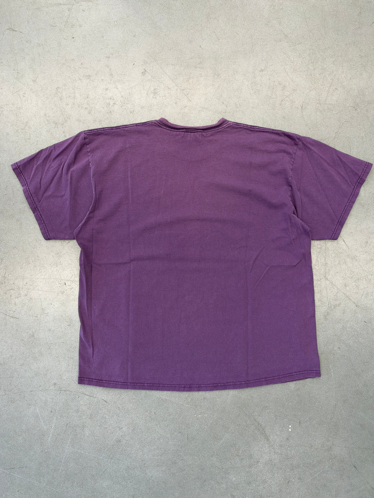 90'S NIKE SPELLOUT SIDE SWOOSH TEE - PURPLE/PURPLE (WHITE NIKE TAG)