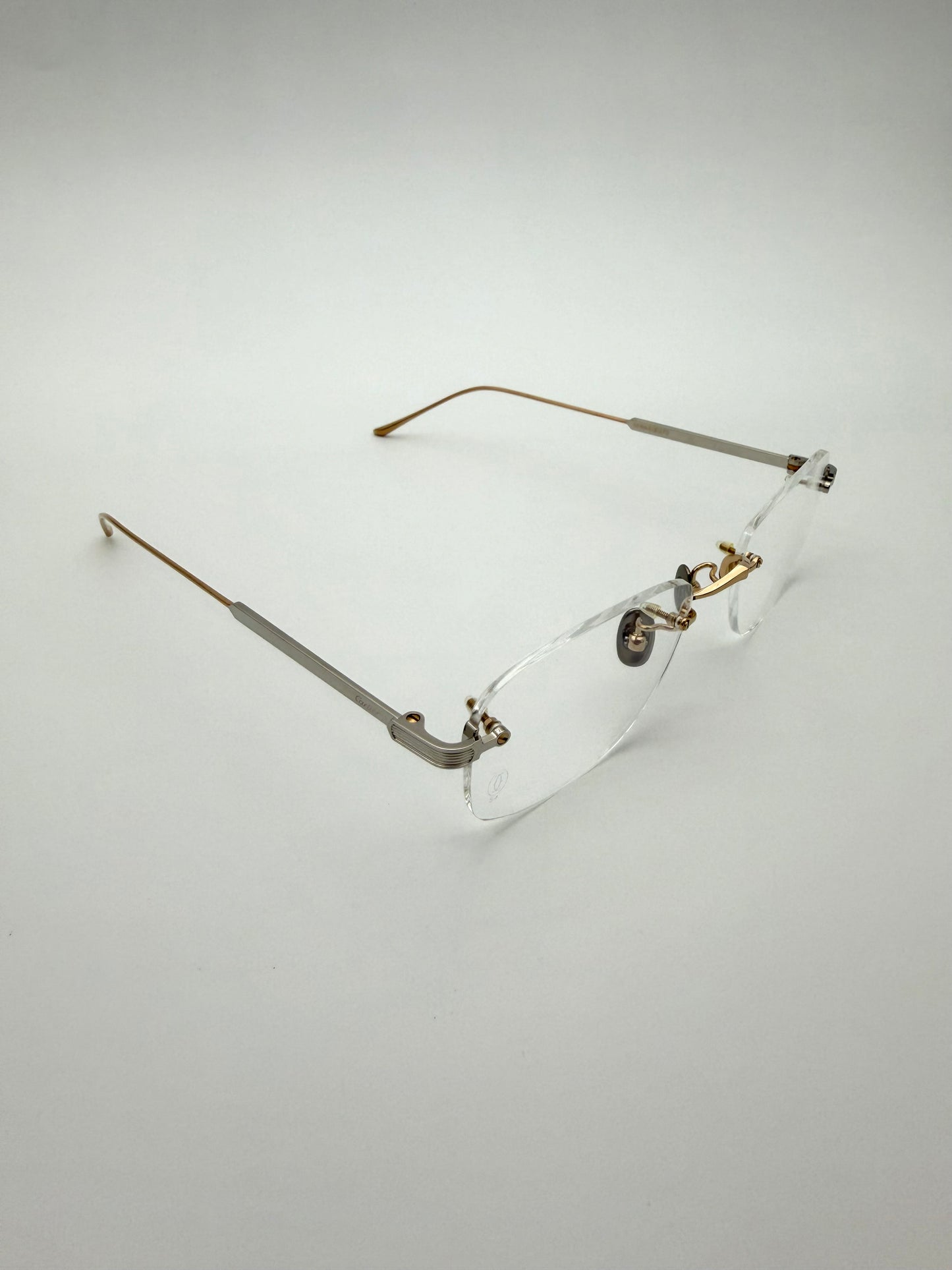 CARTIER K0WKE00270 FRAMELESS GLASSES (W/ BOX AND CASE)