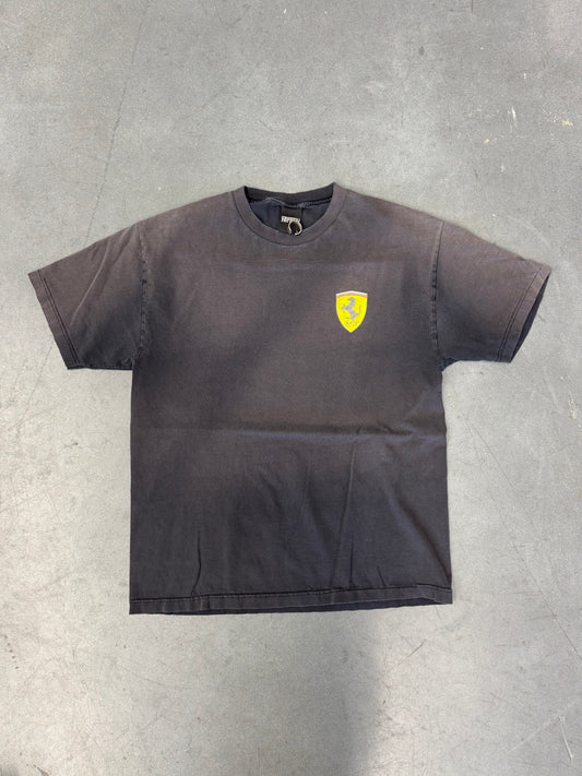 2002 FERRARI EMBLEM LOGO FADED TEE