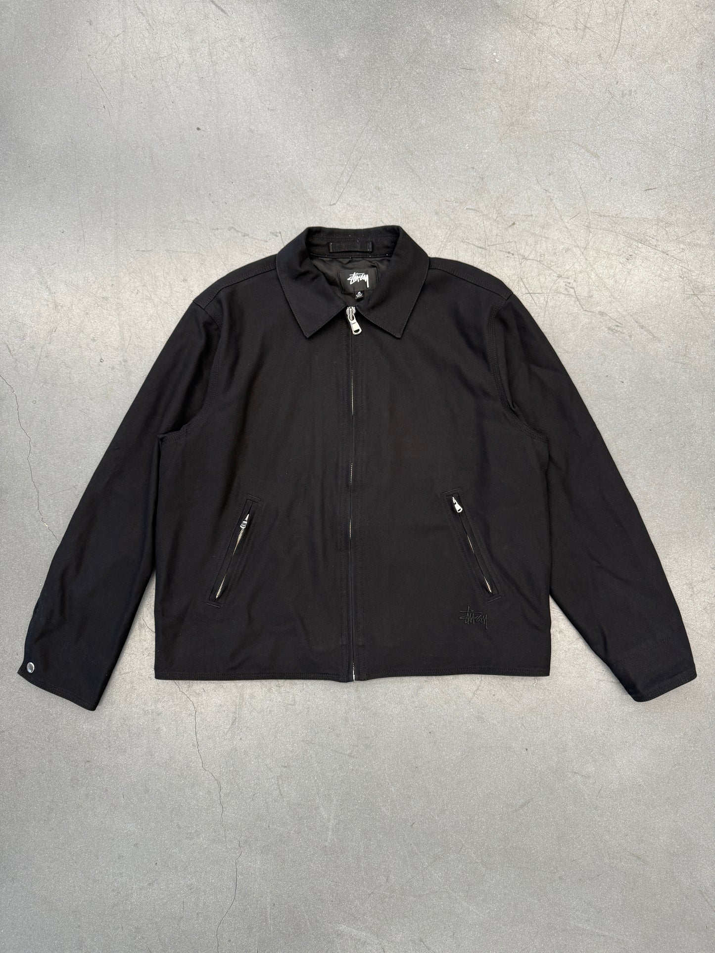 SS25 STUSSY GABARDINE GARAGE JACKET