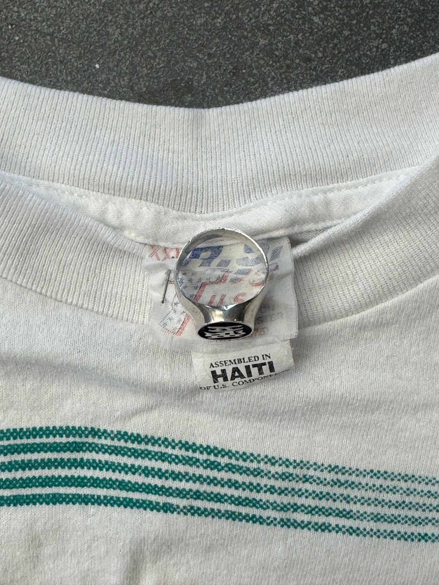 90S MIAMI DOLPHINS "..A NEW ERA HAS ARRIVED.." TEE (R.S. T'S TAG)