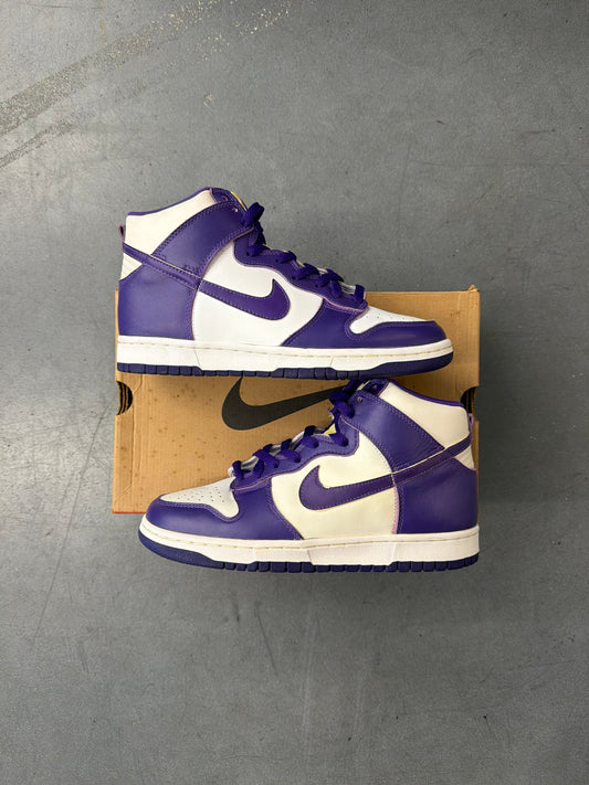 1999 NIKE DUNK HIGH LE CITY ATTACK - WHITE/VARSITY PURPLE