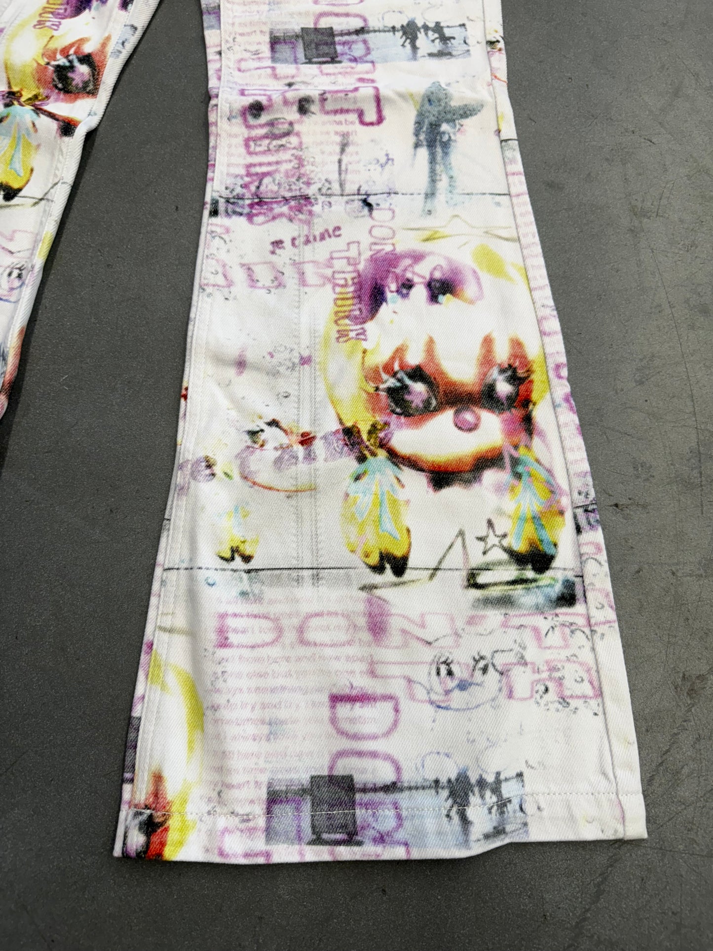 HEAVEN BY MARC JACOBS DON'T THINK FLARED STAR JEANS