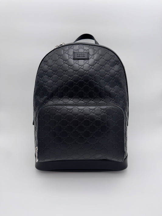 GUCCI SIGNATURE LEATHER BACKPACK