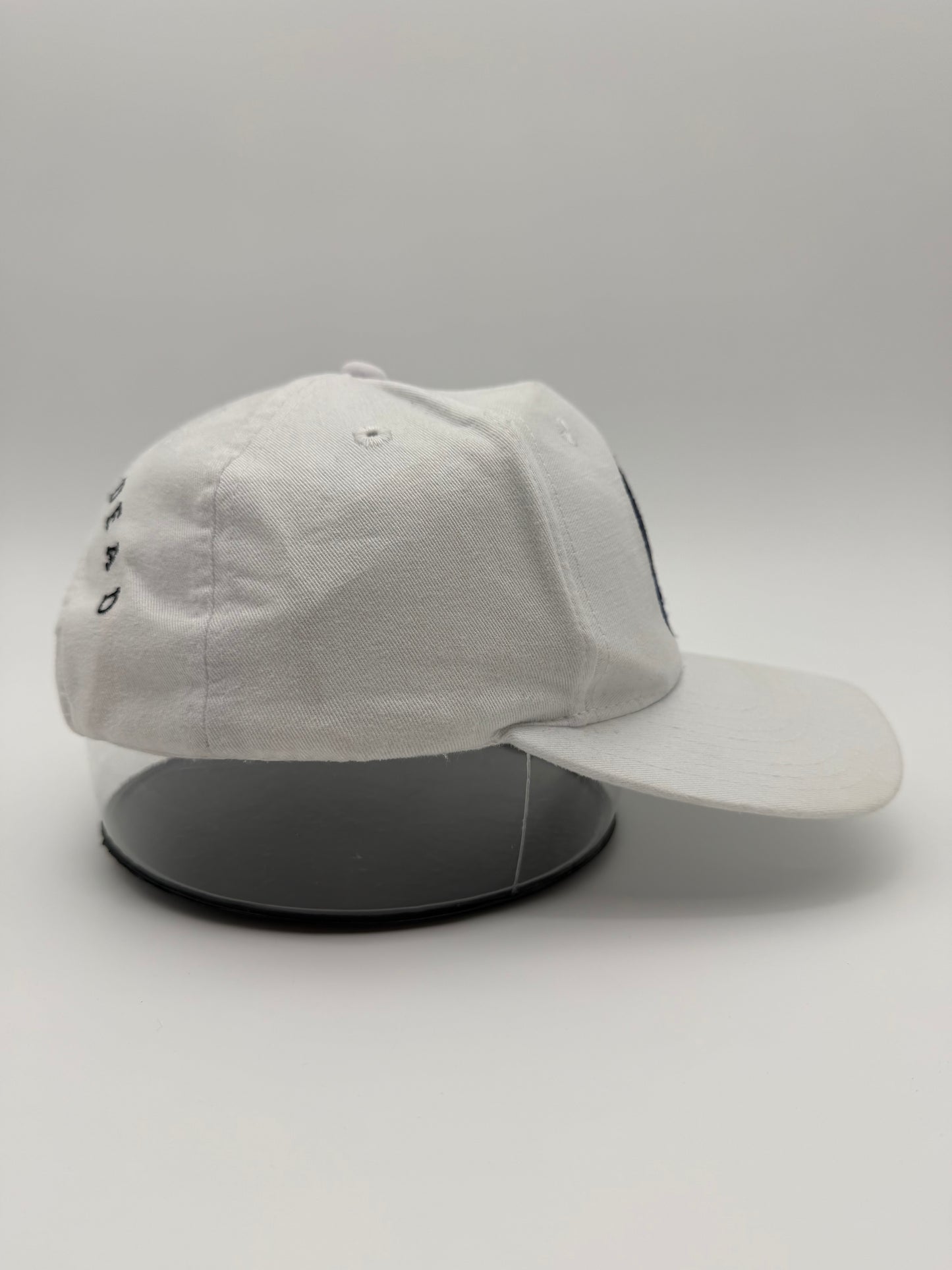 90S GRATEFUL DEAD EMBROIDERED WHITE SNAPBACK HAT (LIMITDEAD EDITION TAG)