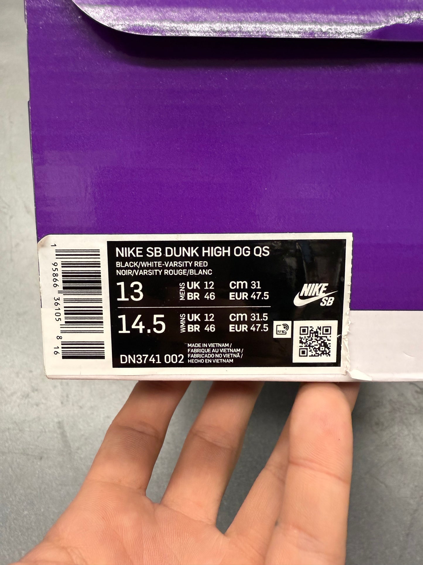 NIKE SB DUNK HIGH SUPREME BY ANY MEANS BLACK