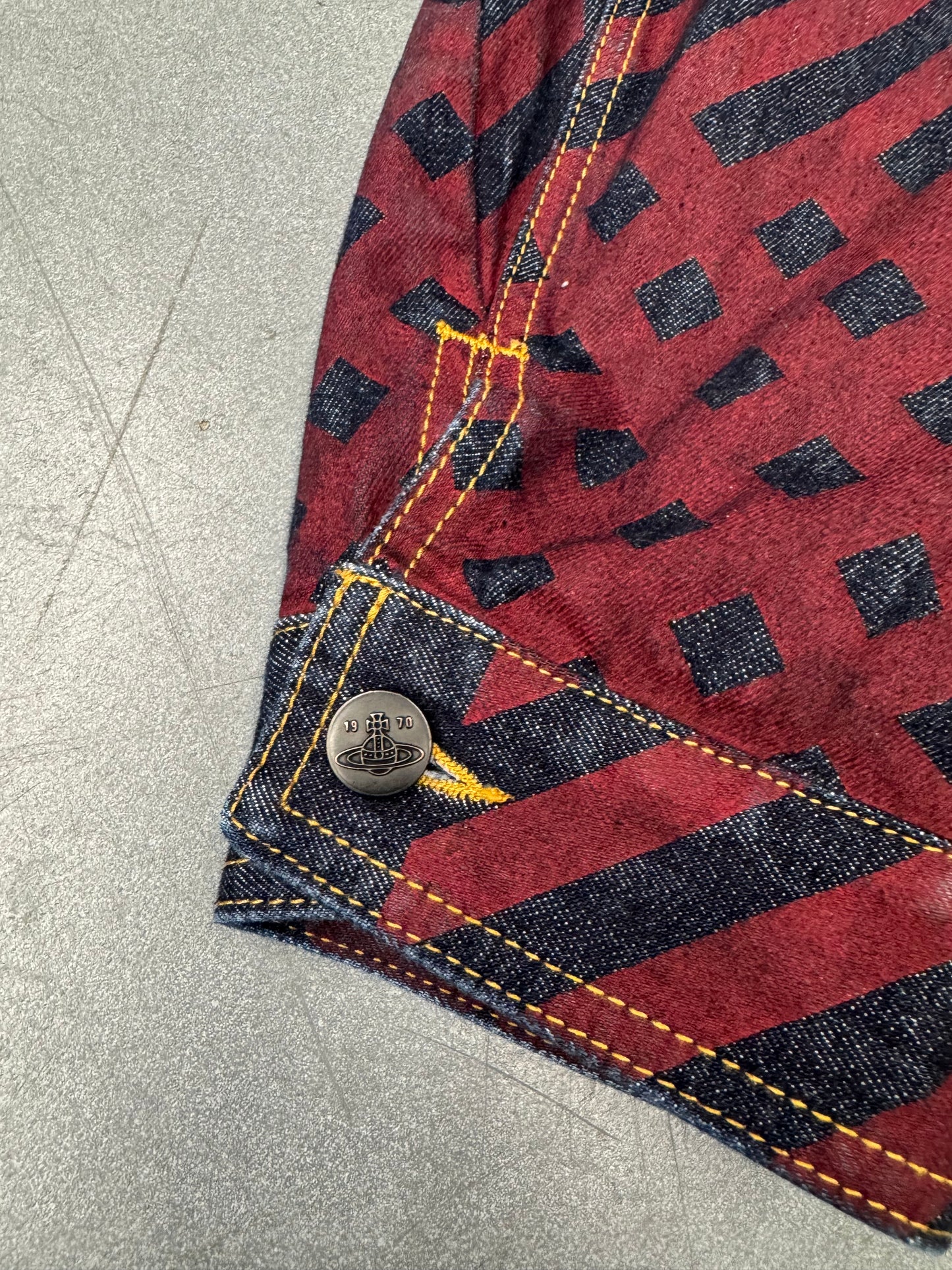 VIVIENNE WESTWOOD ANGLOMANIA CHECK PRINT COACH JACKET