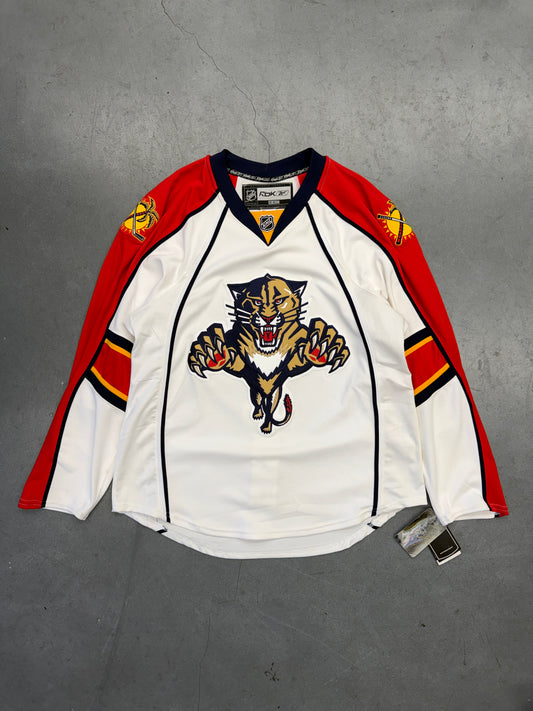 2007 FLORIDA PANTHERS NHL REEBOK CCM CENTER ICE AUTHENTIC HOCKEY JERSEY (NWT)