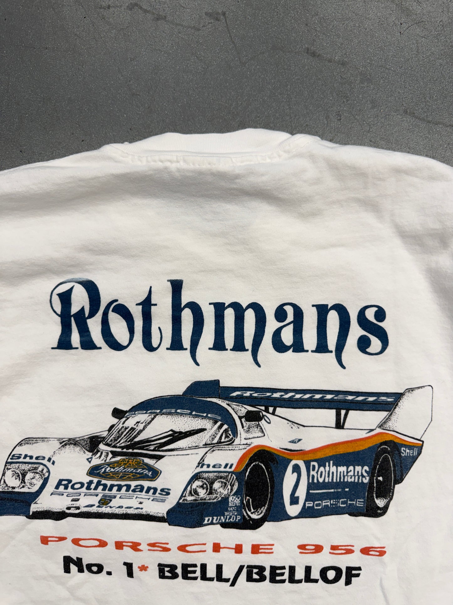 90S ROTHMANS PORSCHE 956 TEE (BEEFY HANES TAG)
