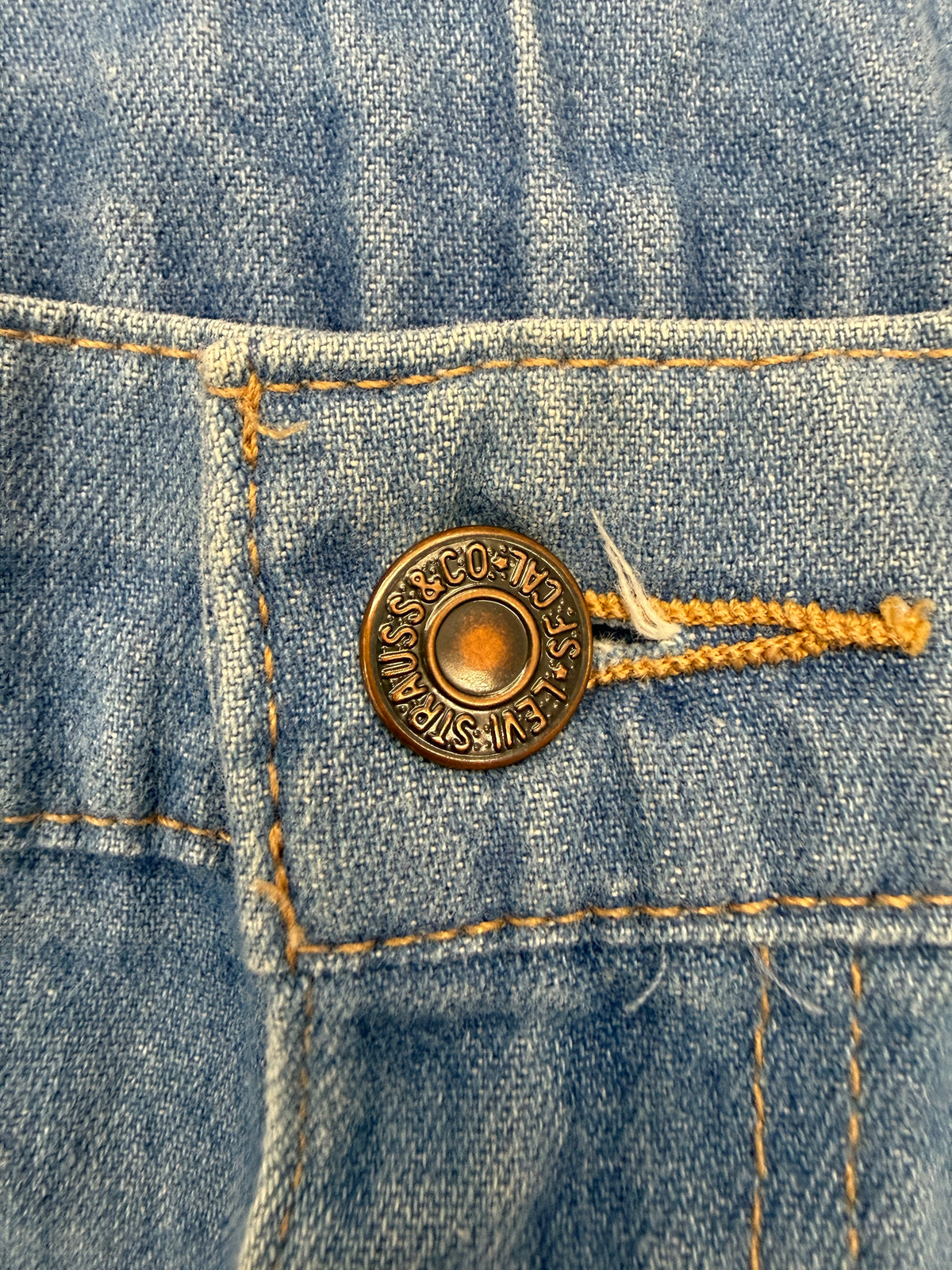 80S LEVI'S FOR MEN WITH A SKOSH MORE COMFORT DENIM JEANS (32X27)