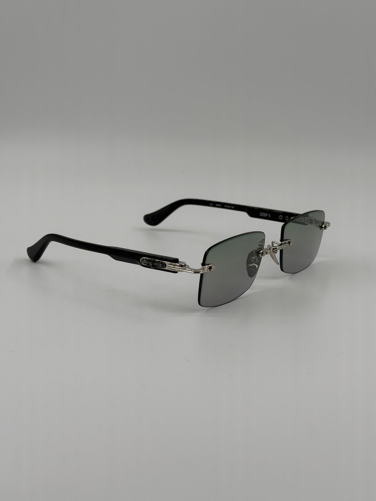 CHROME HEARTS 'DEEP II' FRAMELESS SUNGLASSES